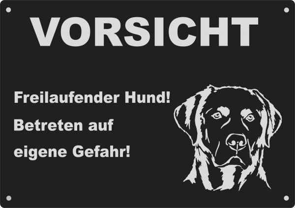 Labrador | Aluminium Warnschild